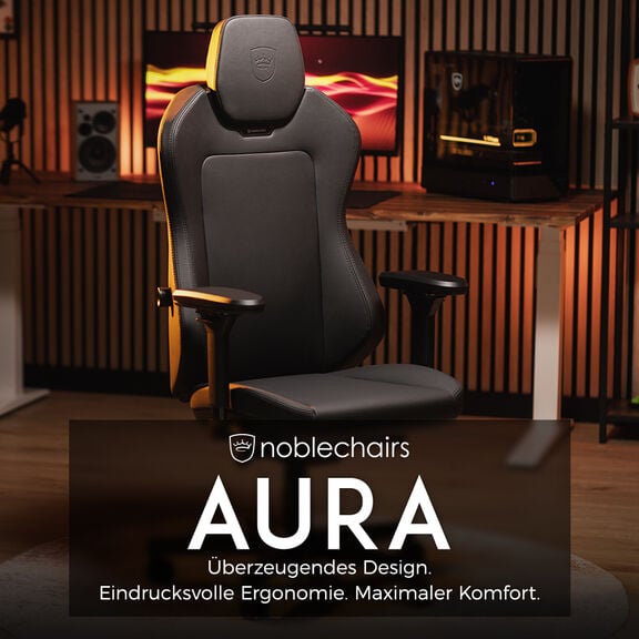 noblechairs AURA AtmoShell Black Edition