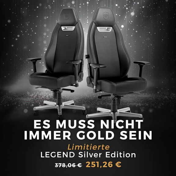 noblechairs LEGEND Silver Edition