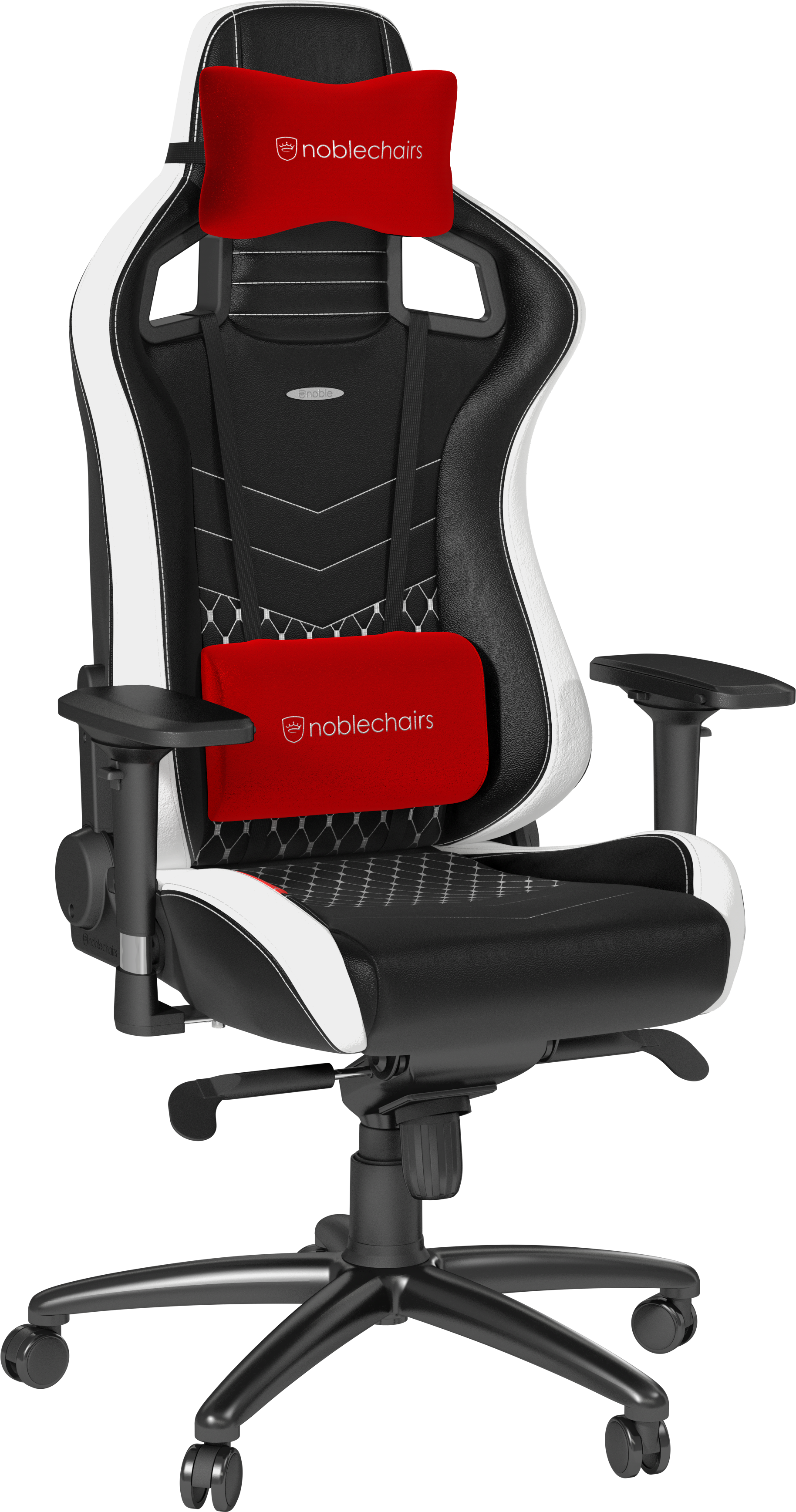 4D armrests EPIC RL Black White Red
