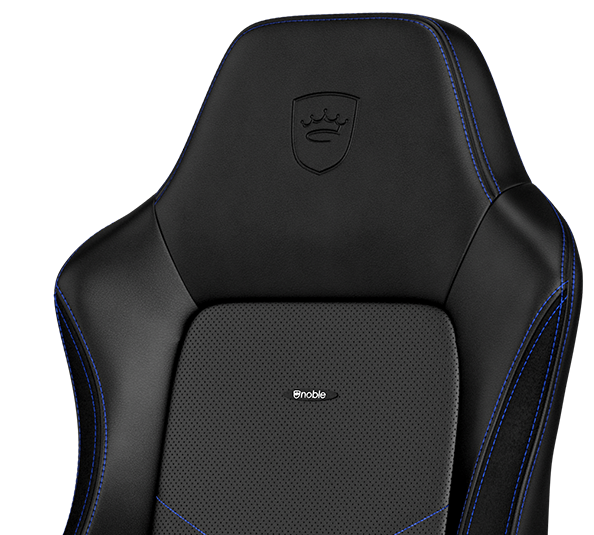 gaming chair vegan HERO Black Blue elegance