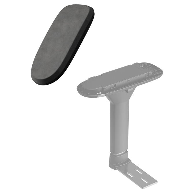Interchangeable Pads Velour Dark Gray image number 1