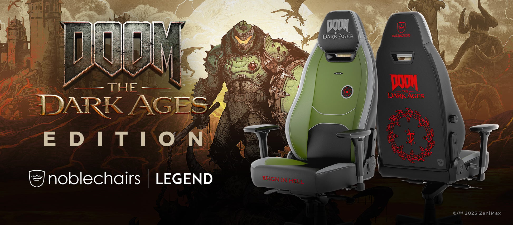 noblechairs LEGEND DOOM The Dark Ages Edition